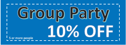 has special event? 10% group discount