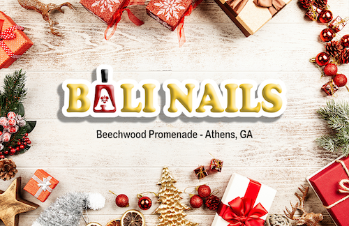 Bali Nails - Christmas giftcard theme
